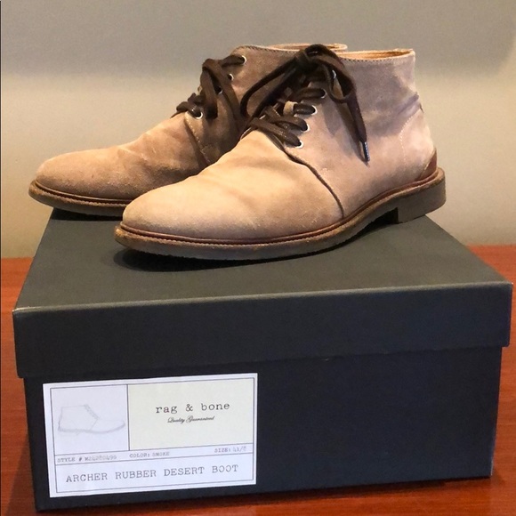Rag & bone Archer desert boot smoke main image 5